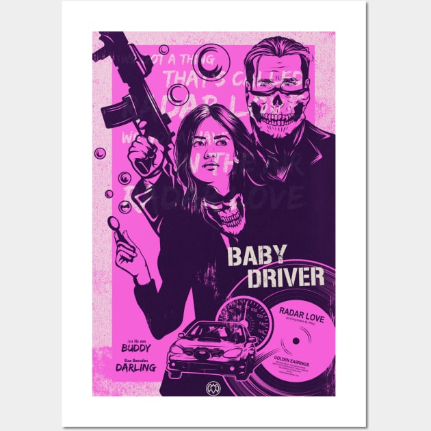 Baby Driver Wall Art by PaybackPenguin